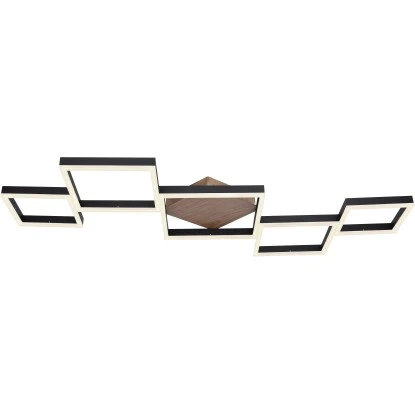 Globo LED-Deckenleuchte Kurio 1-flammig Schwarz Matt 1200 X 600 X 75 Mm 4 Globo LED-Deckenleuchte Kurio 1-flammig Schwarz Matt 1200 X 600 X 75 Mm – Bild 4