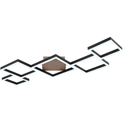 Globo LED-Deckenleuchte Kurio 1-flammig Schwarz Matt 1200 X 600 X 75 Mm 7 Globo LED-Deckenleuchte Kurio 1-flammig Schwarz Matt 1200 X 600 X 75 Mm – Bild 7