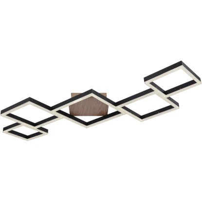 Globo LED-Deckenleuchte Kurio 1-flammig Schwarz Matt 1200 X 600 X 75 Mm 8 Globo LED-Deckenleuchte Kurio 1-flammig Schwarz Matt 1200 X 600 X 75 Mm – Bild 8