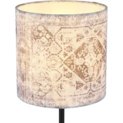 Globo Tischlampe Gabriele 1-flammig Schwarz Matt 150 X 350 Mm -Angebote Licht Welt Store 9007371420735 3749 CU 02