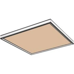 Globo LED-Deckenleuchte Jessy 1-flammig Schwarz Matt 450 X 450 X 80 Mm -Angebote Licht Welt Store 9007371420957 3749 S 07