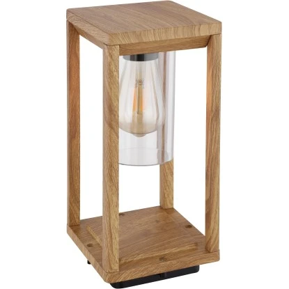 Globo Außenleuchte Candela 1-flammig Holzoptik 150 X 150 X 350 Mm 3 Globo Außenleuchte Candela 1-flammig Holzoptik 150 X 150 X 350 Mm – Bild 3