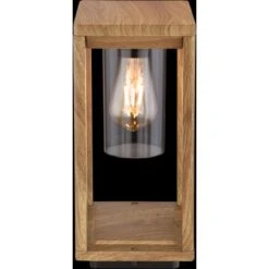 Globo Außenleuchte Candela 1-flammig Holzoptik 150 X 150 X 350 Mm 15 Globo Außenleuchte Candela 1-flammig Holzoptik 150 X 150 X 350 Mm -Angebote Licht Welt Store 9007371421961 3749 S 05