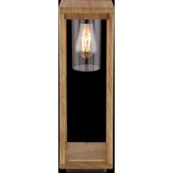 Globo Außenleuchte Candela 1-flammig Holzoptik 150 X 150 X 500 Mm -Angebote Licht Welt Store 9007371424962 3749 S 05