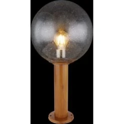 Globo Außenleuchte Ossy 1-flammig Holzoptik 250 X 500 Mm -Angebote Licht Welt Store 9007371426560 3749 S 02