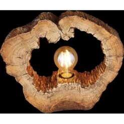 Globo Tischlampe Vinzenz 1-flammig Holzoptik 305 X 85 X 255 Mm -Angebote Licht Welt Store 9007371426706 3749 S 05