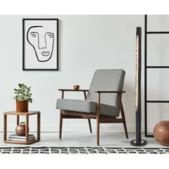 Globo LED-Stehlampe Felicitas 1-flammig Schwarz Matt 230 X 1510 Mm