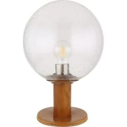 Globo Außenleuchte Ossy 1-flammig Holzoptik 250 X 380 Mm -Angebote Licht Welt Store 9007371429554 3749 S 03