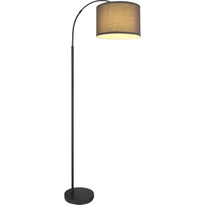 Globo Stehlampe Nathan 1-flammig Schwarz Matt 620 X 350 X 1600 Mm 2 Globo Stehlampe Nathan 1-flammig Schwarz Matt 620 X 350 X 1600 Mm – Bild 2