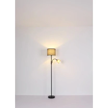 Globo Stehlampe Nathan 1-flammig Schwarz Matt 620 X 350 X 1600 Mm 5 Globo Stehlampe Nathan 1-flammig Schwarz Matt 620 X 350 X 1600 Mm – Bild 5