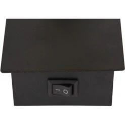 Globo Strahler Drew 1-flammig Schwarz Matt 60 X 120 Mm -Angebote Licht Welt Store 9007371430772 3749 CU 01