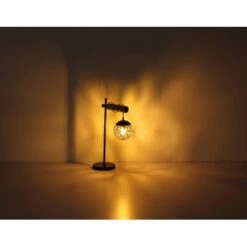 Globo Wandlampe Fitz 1-flammig Schwarz Matt-Gold Rauchfarben 150 X 360 Mm -Angebote Licht Welt Store 9007371430864 3749 S 04