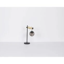 Globo Wandlampe Fitz 1-flammig Schwarz Matt-Gold Rauchfarben 150 X 360 Mm -Angebote Licht Welt Store 9007371430864 3749 S 06