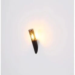 Globo Außenleuchte Boston 1-flammig Schwarz Rauchfarben 127 X 450 Mm -Angebote Licht Welt Store 9007371430925 3749 S 05