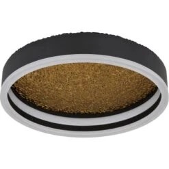 Globo LED-Deckenleuchte Hedi 1-flammig Schwarz Matt 300 X 75 Mm -Angebote Licht Welt Store 9007371431656 3749 S 02