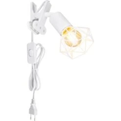 Globo Klemmstrahler Xara I 1-flammig Weiß Matt 170 X 92 X 180 Mm -Angebote Licht Welt Store 9007371432103 3749 S 04