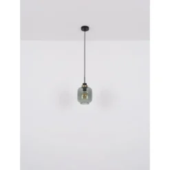 Globo Pendelleuchte 1-flammig Schwarz Matt-Bronze Rauchfarben 180 X 1200 Mm -Angebote Licht Welt Store 9007371432127 3749 S 06