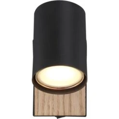 Globo Strahler Robby 1-flammig Schwarz Matt 70 X 100 Mm -Angebote Licht Welt Store 9007371432158 3749 S 03