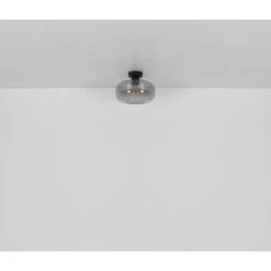 Globo Deckenleuchte 1-flammig Schwarz Matt-Rauchfarben 280 X 205 Mm -Angebote Licht Welt Store 9007371432226 3749 S 06