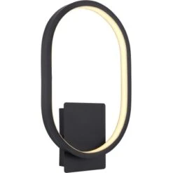 Globo LED-Außenleuchte 1-flammig Schwarz Matt 200 X 320 Mm