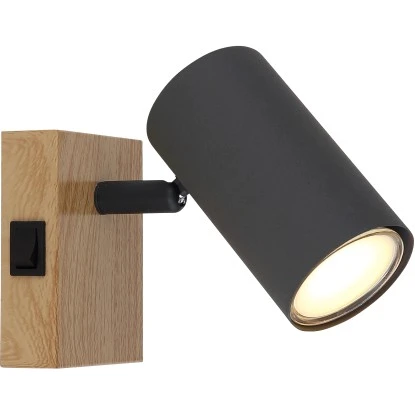 Globo Strahler Robby 1-flammig Graphit 70 X 100 Mm 2 Globo Strahler Robby 1-flammig Graphit 70 X 100 Mm – Bild 2