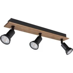 Globo Strahler Drew 3-flammig Dunkelbraun 400 X 60 X 90 Mm -Angebote Licht Welt Store 9007371433780 3749 S 02