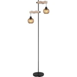 Globo Stehlampe Paulo 2-flammig Schwarz Matt 480 X 250 X 1680 Mm 11 Globo Stehlampe Paulo 2-flammig Schwarz Matt 480 X 250 X 1680 Mm -Angebote Licht Welt Store 9007371435234 3749 5