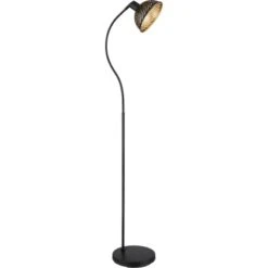 Globo Stehlampe Lenna 1-flammig Schwarz Matt 325 X 250 X 1480 Mm -Angebote Licht Welt Store 9007371436408 3749 S 03