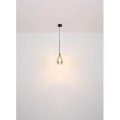 Globo Pendelleuchte Fanni 4-flammig Schwarz Matt-Rauchfarben 900 X 150 X 1200 Mm -Angebote Licht Welt Store 9007371436613 3749 S 05