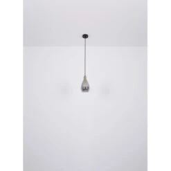 Globo Pendelleuchte Fanni 4-flammig Schwarz Matt-Rauchfarben 900 X 150 X 1200 Mm -Angebote Licht Welt Store 9007371436613 3749 S 06