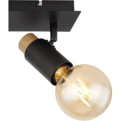 Globo Strahler Matti 3-flammig Schwarz Matt 485 X 80 X 145 Mm -Angebote Licht Welt Store 9007371436873 3749 CU 01