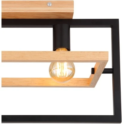 Globo Deckenleuchte Erica 2-flammig Dunkelbraun 460 X 210 X 280 Mm 10 Globo Deckenleuchte Erica 2-flammig Dunkelbraun 460 X 210 X 280 Mm – Bild 10