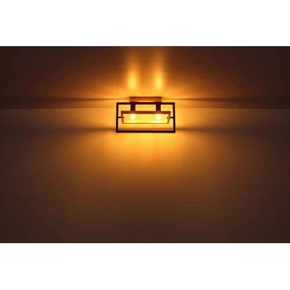 Globo Deckenleuchte Erica 2-flammig Dunkelbraun 460 X 210 X 280 Mm 7 Globo Deckenleuchte Erica 2-flammig Dunkelbraun 460 X 210 X 280 Mm – Bild 7