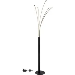 Globo LED-Stehlampe Bizzy 1-flammig Schwarz Matt 555 X 560 X 1870 Mm -Angebote Licht Welt Store 9007371440276 3749 S 05