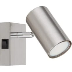 Globo Strahler Robby 1-flammig Nickel Matt 70 X 100 Mm -Angebote Licht Welt Store 9007371442508 3749 S 02