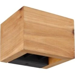 Globo LED-Wandleuchte Alina 1-flammig Dunkelbraun 132 X 98 Mm -Angebote Licht Welt Store 9007371442591 3749 S 02