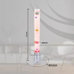 Globo LED-Stehlampe Mendoza 1-flammig Silber 246 X 246 X 611 Mm -Angebote Licht Welt Store 9007371442683 3749 S 12