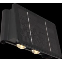 Globo LED-Solarleuchte Schwarz 17 Cm X 10,8 Cm X 6,4 Cm -Angebote Licht Welt Store 9007371451012 3749 S 02