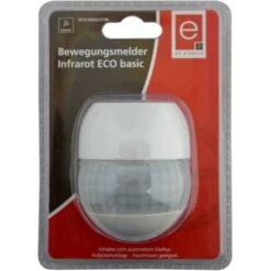 Infrarot-Feuchtraum-Bewegungsmelder Eco Basic IP44 Erfassungswinkel 180° Weiß -Angebote Licht Welt Store 9008954160932 3696 3