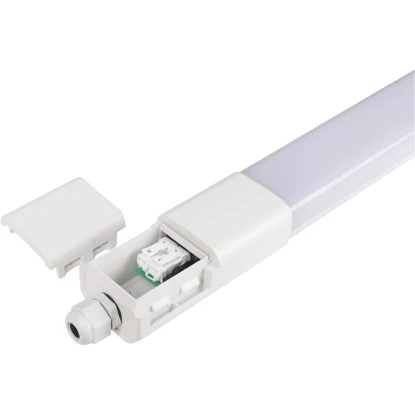 LED-Wannenleuchte Plus IP65 18 W Grau Länge 59,5 Cm 4 LED-Wannenleuchte Plus IP65 18 W Grau Länge 59,5 Cm – Bild 4