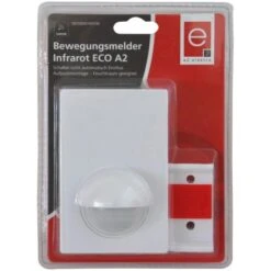 Infrarot-Feuchtraum-Bewegungsmelder Eco A2 IP44 Erfassungswinkel 180° Weiß -Angebote Licht Welt Store 9008954360165 3696 3