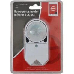 Infrarot-Feuchtraum-Bewegungsmelder Eco A3 IP44 Erfassungswinkel 360° Weiß -Angebote Licht Welt Store 9008954360172 3696 3