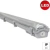 E2 Elektro Feuchtraumleuchten LED Classic M 1 X 18 W Grau