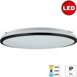 LED-Wand- Und Deckenleuchte IP44 18 W Ø 33,5 Cm Farbwechsel Weiß-Anthrazit -Angebote Licht Welt Store 9008954561593 3696 1