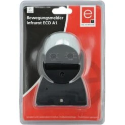 Infrarot-Feuchtraum-Bewegungsmelder Eco A1 IP65 Erfassungswinkel 180° Schwarz -Angebote Licht Welt Store 9008954861419 3696 3