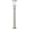 Brilliant Außen-Pollerleuchte York Edelstahloptik90 Cm X 15 Cm