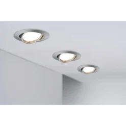 Paulmann LED-Einbaustrahler Base Coin Schwenkbar 3 X 5 W GU10 8 Paulmann LED-Einbaustrahler Base Coin Schwenkbar 3 X 5 W GU10 -Angebote Licht Welt Store 934653 2425 02