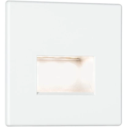 Paulmann LED-Wandeinbauleuchte EBL Set Edge 1 X 1,1 W Eckig 230 V Weiß Matt 1 Paulmann LED-Wandeinbauleuchte EBL Set Edge 1 X 1,1 W Eckig 230 V Weiß Matt