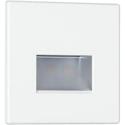 Paulmann LED-Wandeinbauleuchte EBL Set Edge 1 X 1,1 W Eckig 230 V Weiß Matt 2 Paulmann LED-Wandeinbauleuchte EBL Set Edge 1 X 1,1 W Eckig 230 V Weiß Matt – Bild 2