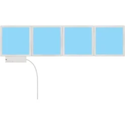 Wofi LED-Lichtkacheln Basis-Set 4er Mit RGB Farbwechsel -Angebote Licht Welt Store 9530817 07